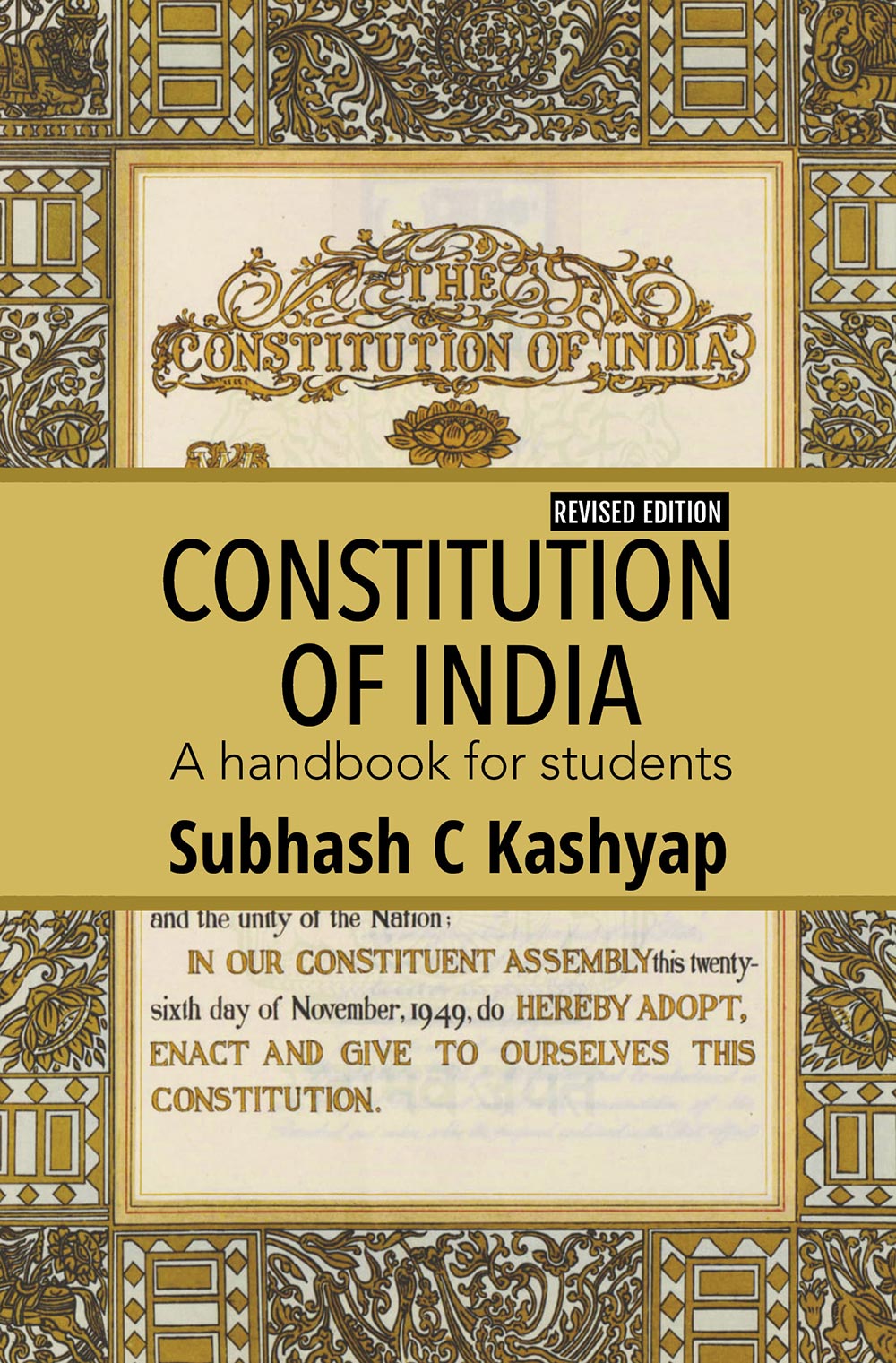 CONSTITUTION  OF INDIA: A handbook for students